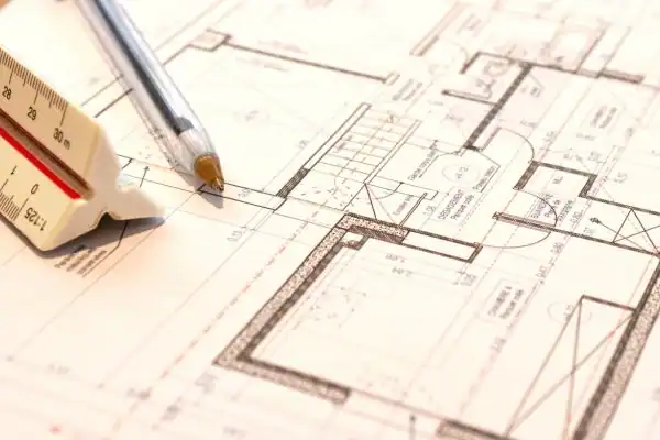Image of architect Malvern drawings